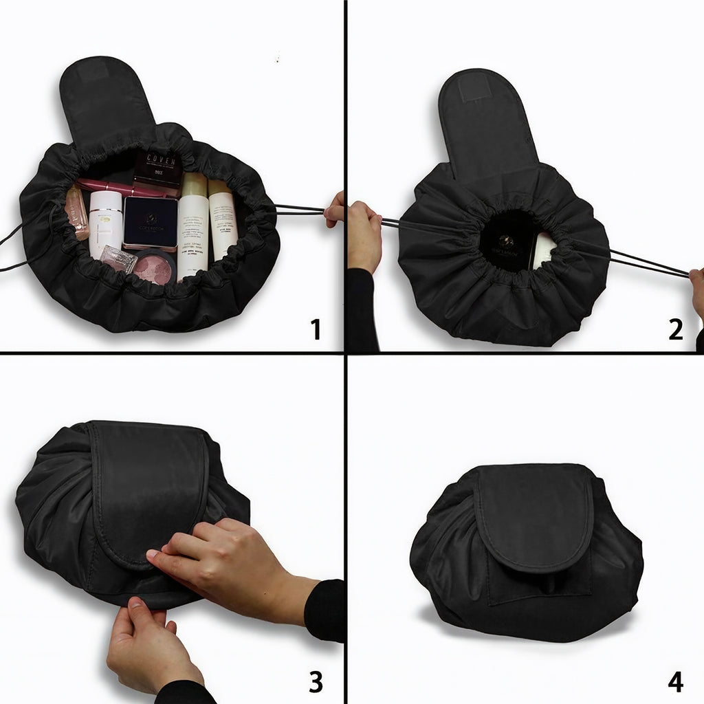 Bundly Foldable Drawstring Makeup Bag